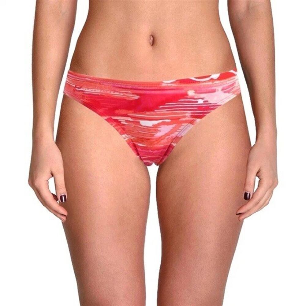 NWT LAUREN Ralph Lauren Calypso Ikat Hipster Swim Bikini Bottom Coral Size 4,6